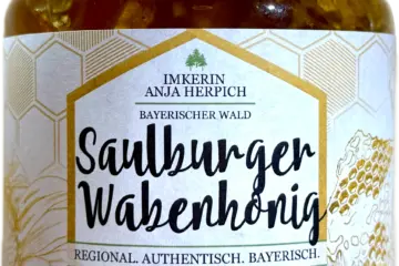Saulburger Wabenhonig im Glas